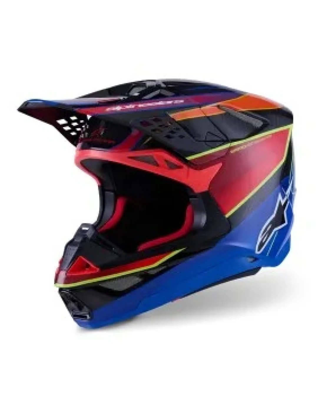 Мотокрос каска ALPINESTARS SM10 ERA BLUE/RED/YL
