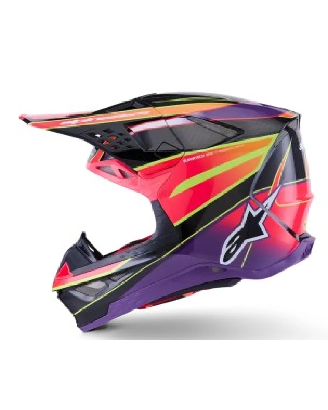Мотокрос каска ALPINESTARS SM10 ERA PINK/VIO/YL