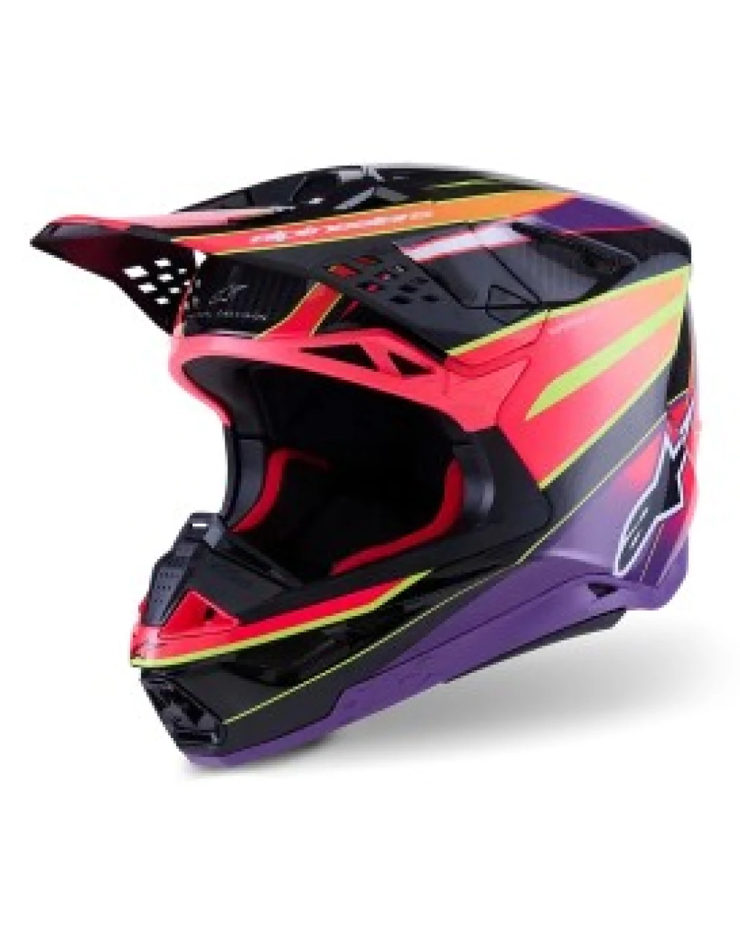 Мотокрос каска ALPINESTARS SM10 ERA PINK/VIO/YL
