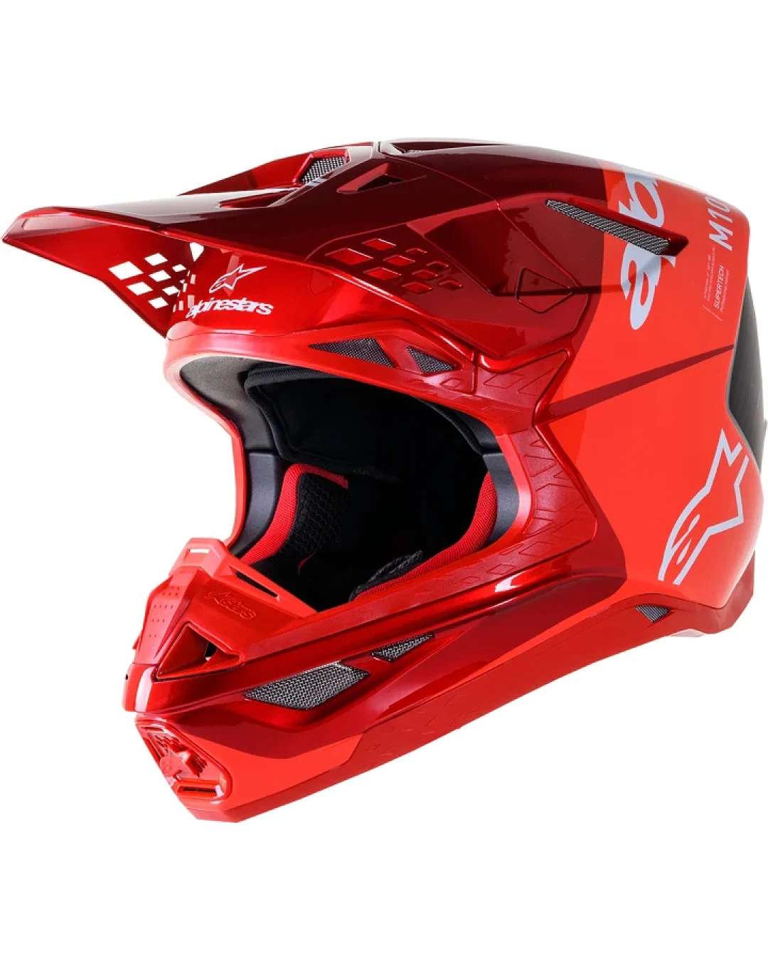 Мотокрос каска ALPINESTARS SM10 FLOOD RED