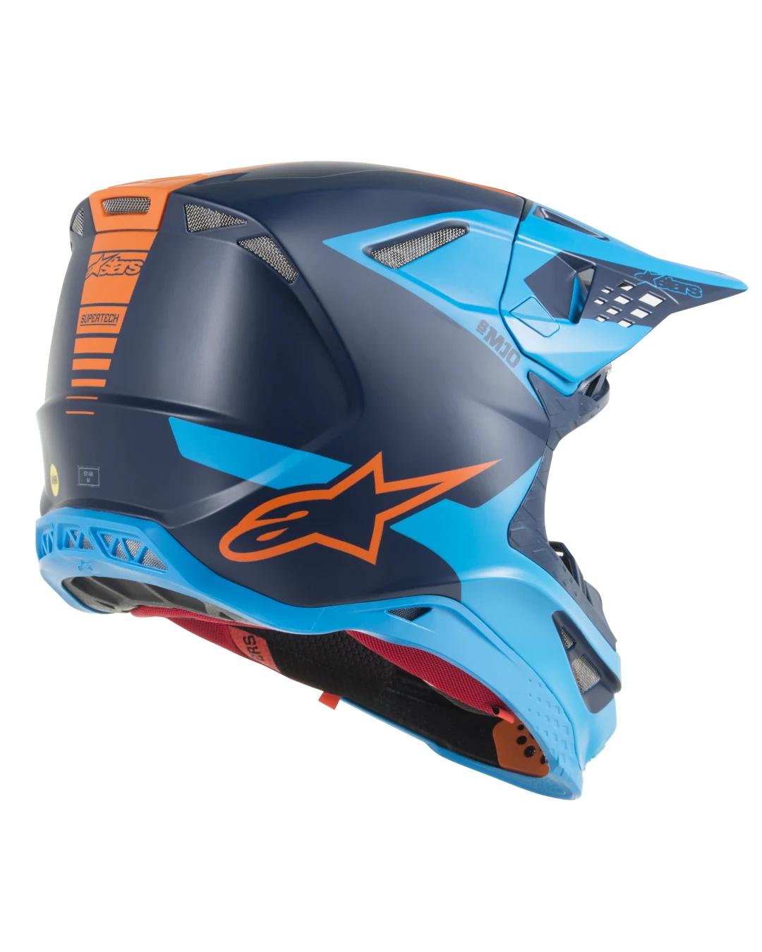 Мотокрос каска ALPINESTARS SM10 Meta MX BLACK/ORANGE