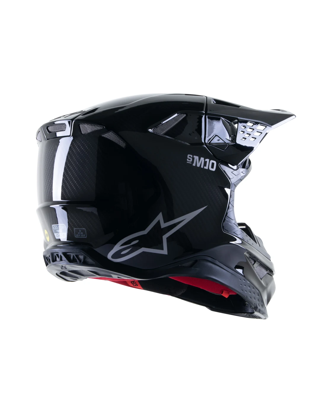 Мотокрос каска ALPINESTARS SM10 SOLID CARB