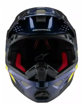 Мотокрос каска ALPINESTARS SM10 TLD25 BL/OR/YL