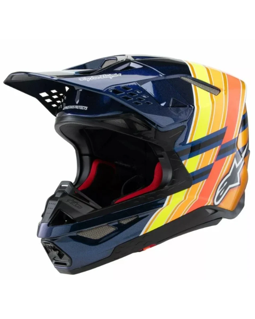 Мотокрос каска ALPINESTARS SM10 TLD25 BL/OR/YL