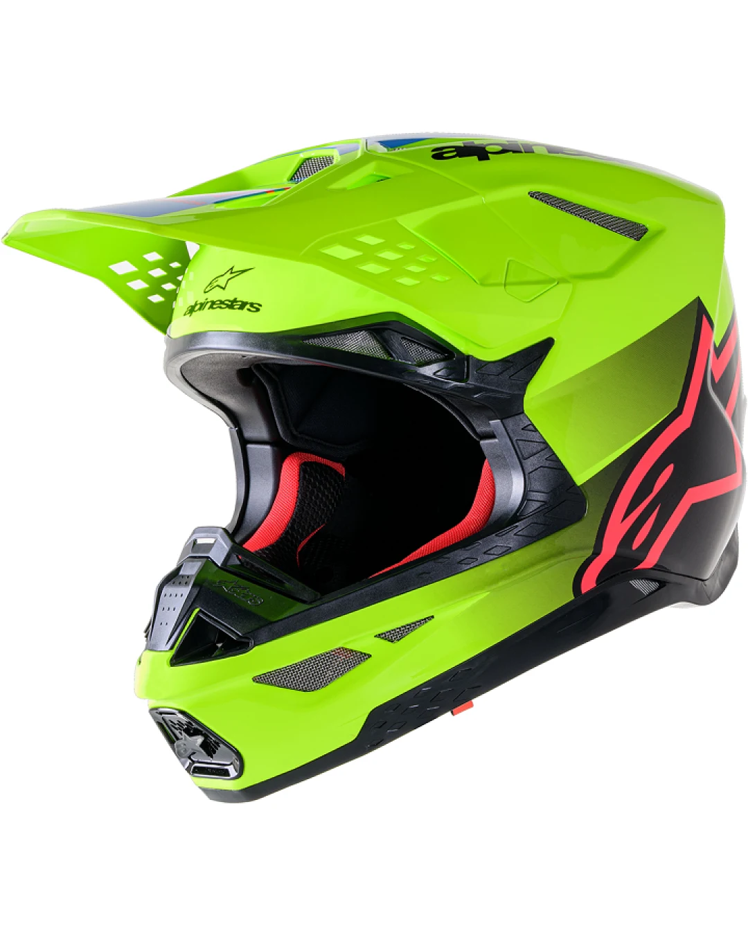 Мотокрос каска ALPINESTARS SM10 UNIT YL/BK