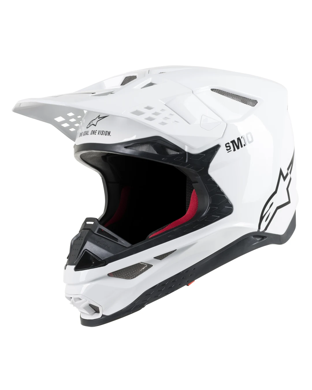 Мотокрос каска ALPINESTARS SM10 WHITE