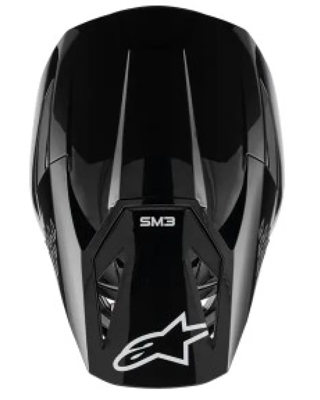 Мотокрос каска ALPINESTARS SM3 BLACK-GLOSS