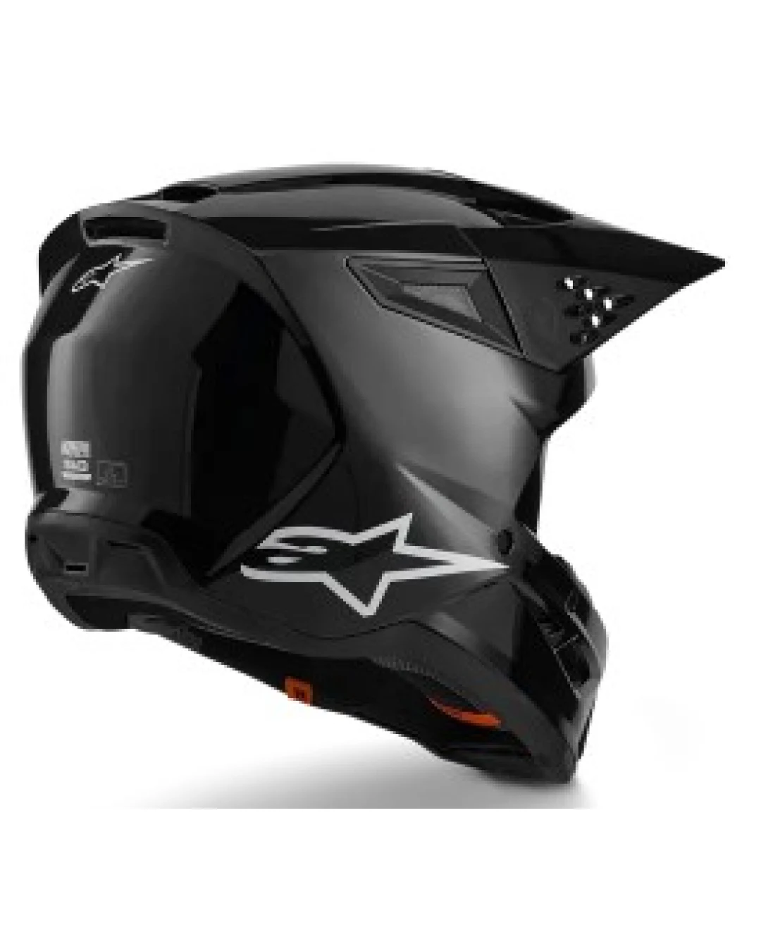 Мотокрос каска ALPINESTARS SM3 BLACK-GLOSS