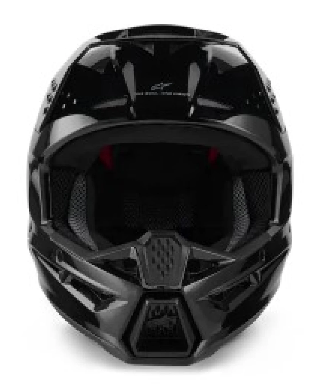 Мотокрос каска ALPINESTARS SM3 BLACK-GLOSS