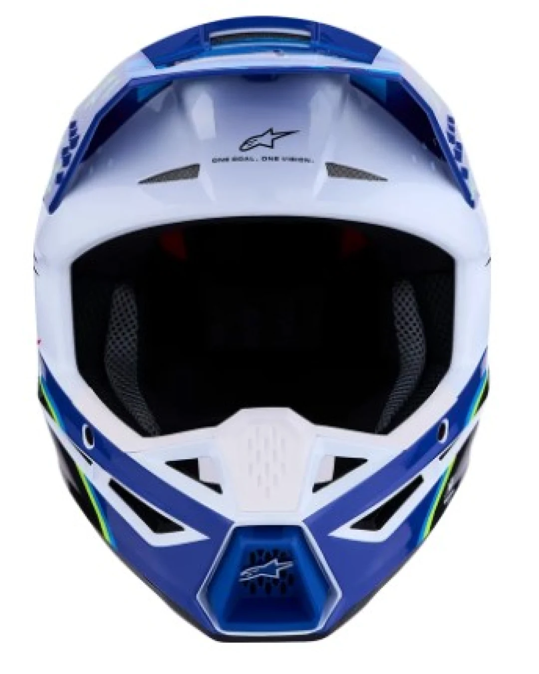 Мотокрос каска ALPINESTARS SM3 FALCON BLU/BLK/PNK