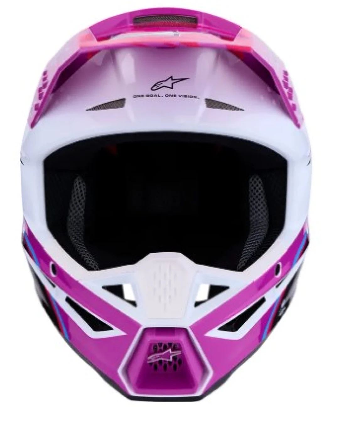 Мотокрос каска ALPINESTARS SM3 FALCON PUR/WHT/PNK