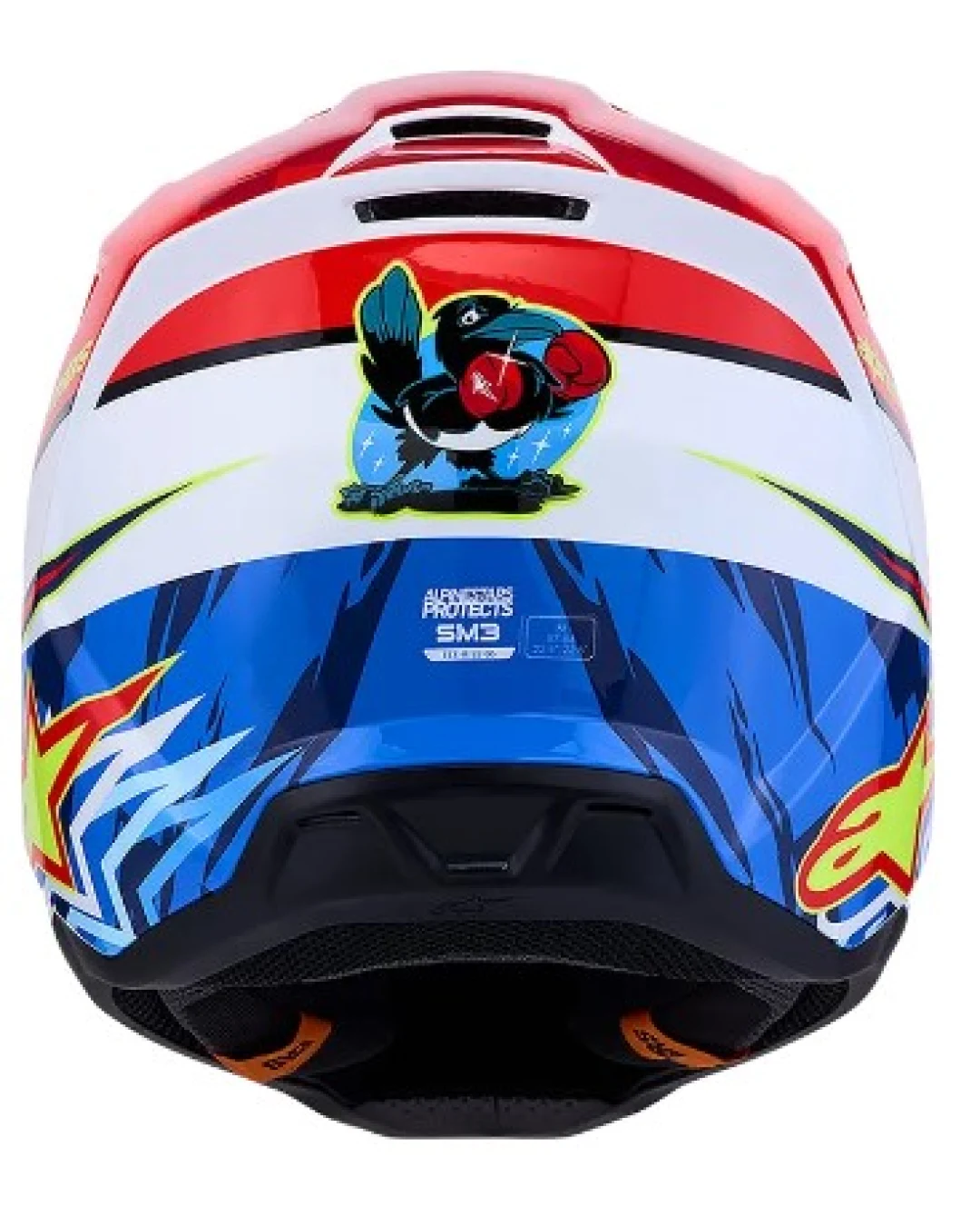 Мотокрос каска ALPINESTARS SM3 FALCON RED/WHT/BLU