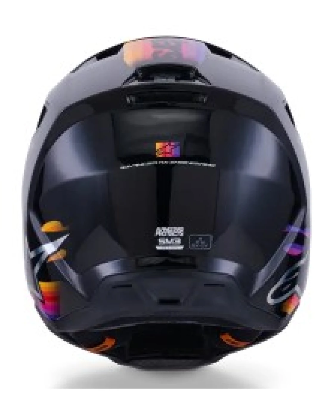 Мотокрос каска ALPINESTARS SM3 FORCE BLACK-GLOSS