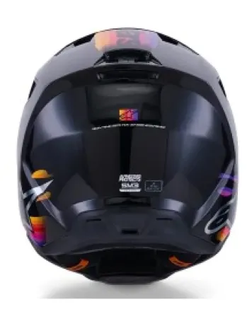 Мотокрос каска ALPINESTARS SM3 FORCE BLACK-GLOSS