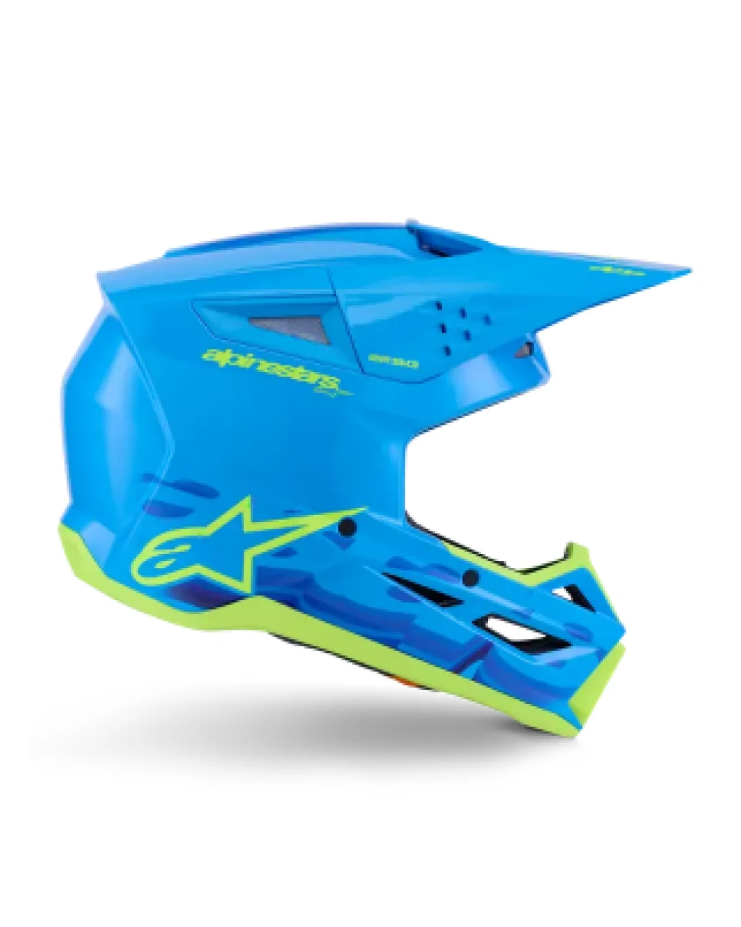 Мотокрос каска ALPINESTARS SM3 FORCE CYAN