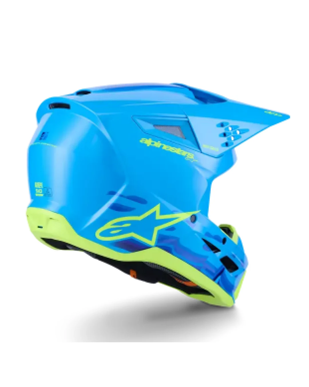 Мотокрос каска ALPINESTARS SM3 FORCE CYAN