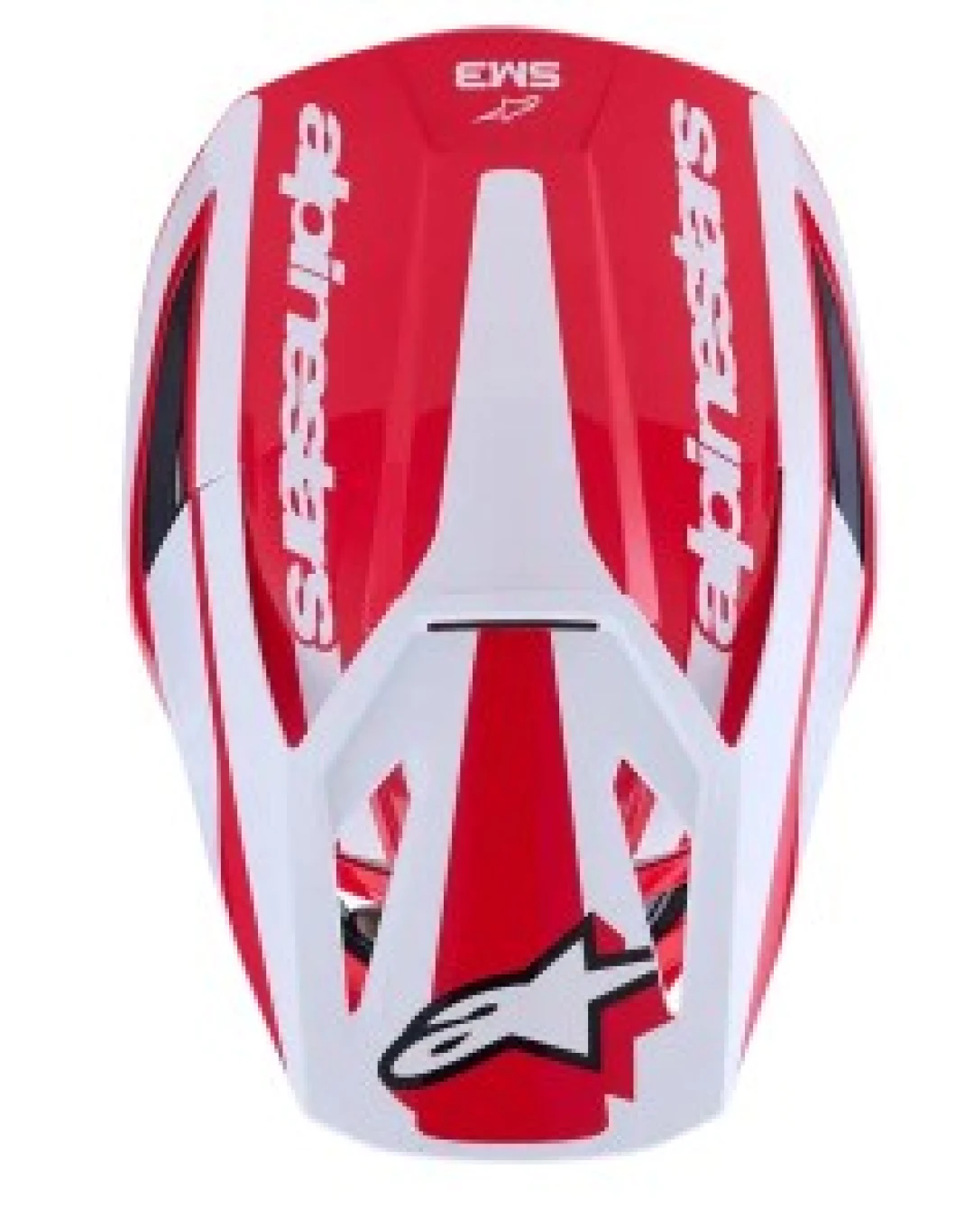 Мотокрос каска ALPINESTARS SM3 HEAT RED/WH/BLK