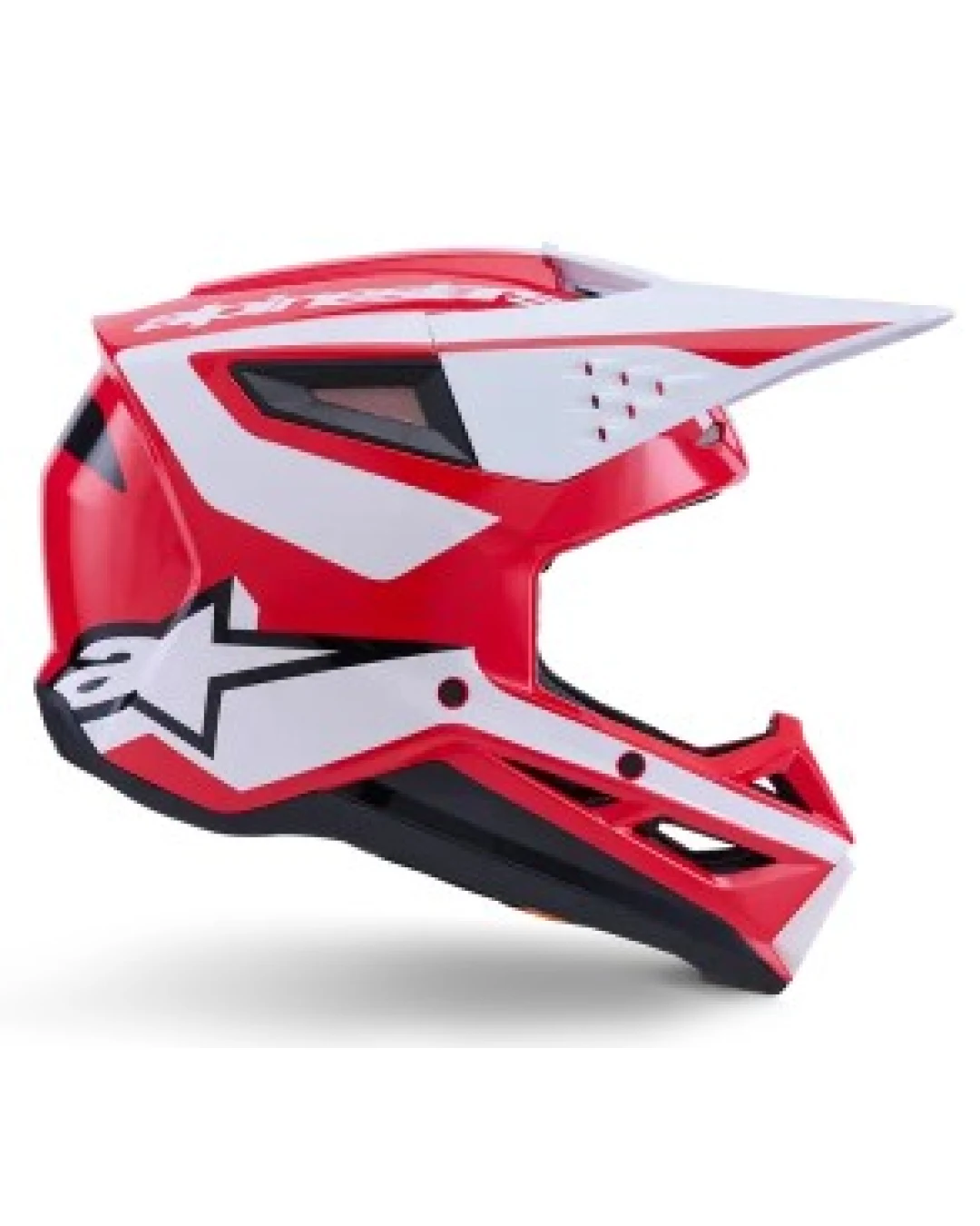 Мотокрос каска ALPINESTARS SM3 HEAT RED/WH/BLK