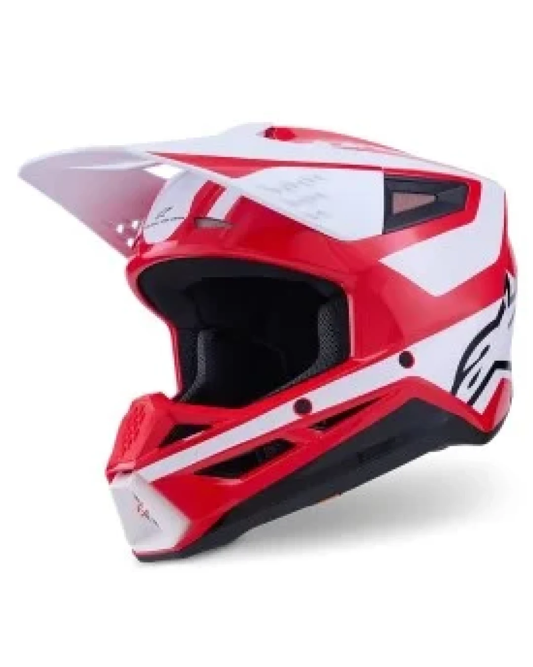 Мотокрос каска ALPINESTARS SM3 HEAT RED/WH/BLK