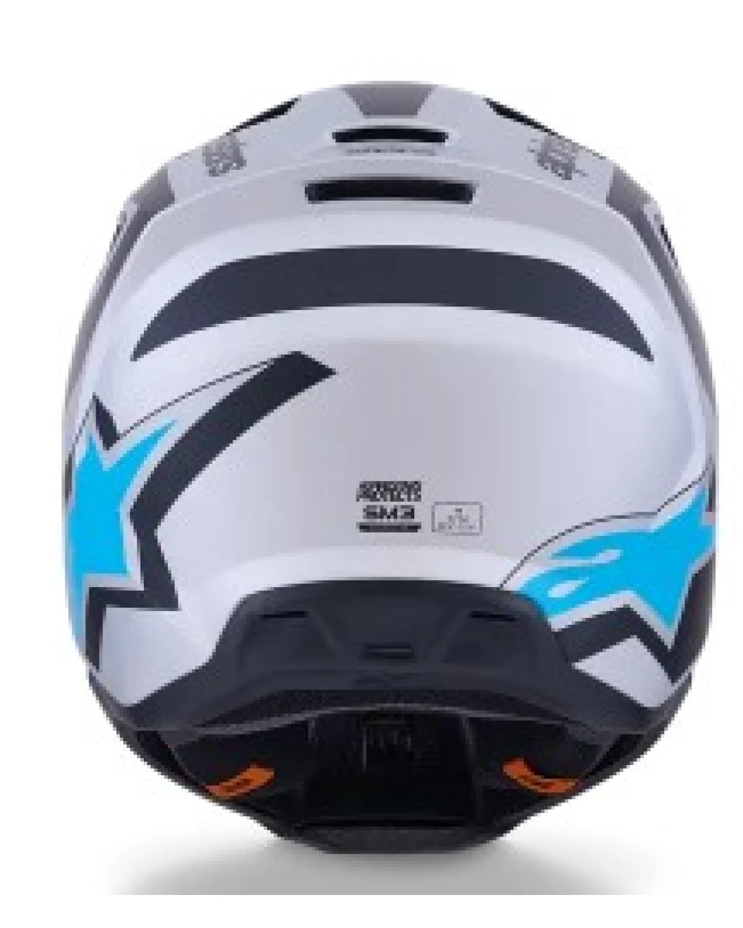 Мотокрос каска ALPINESTARS SM3 HEAT SILV/BL/BLK