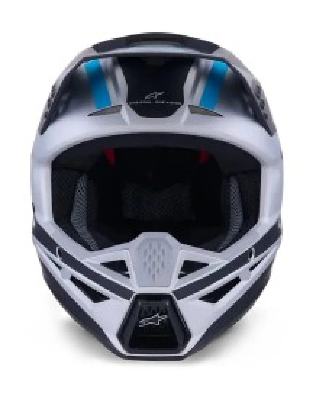 Мотокрос каска ALPINESTARS SM3 HEAT SILV/BL/BLK