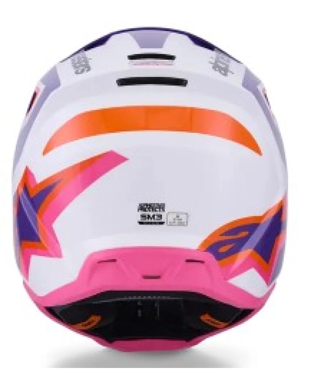 Мотокрос каска ALPINESTARS SM3 HEAT WHT/PU/PINK