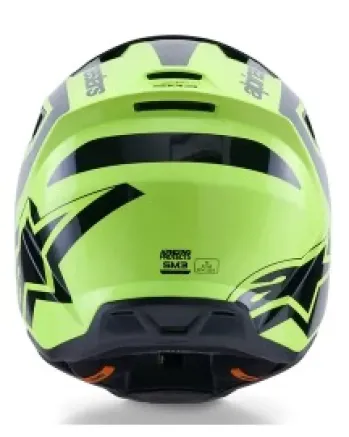 Мотокрос каска ALPINESTARS SM3 HEAT YEL/BLACK