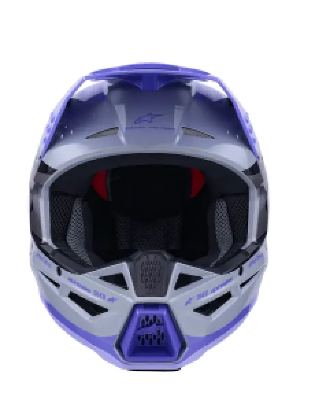 Мотокрос каска ALPINESTARS SM3 JETTSON GRAY/PUR/BLK