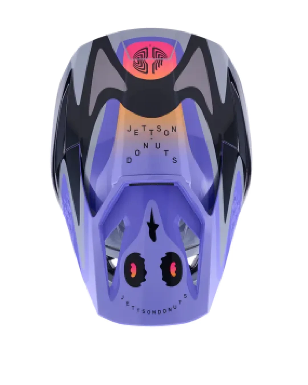 Мотокрос каска ALPINESTARS SM3 JETTSON GRAY/PUR/BLK