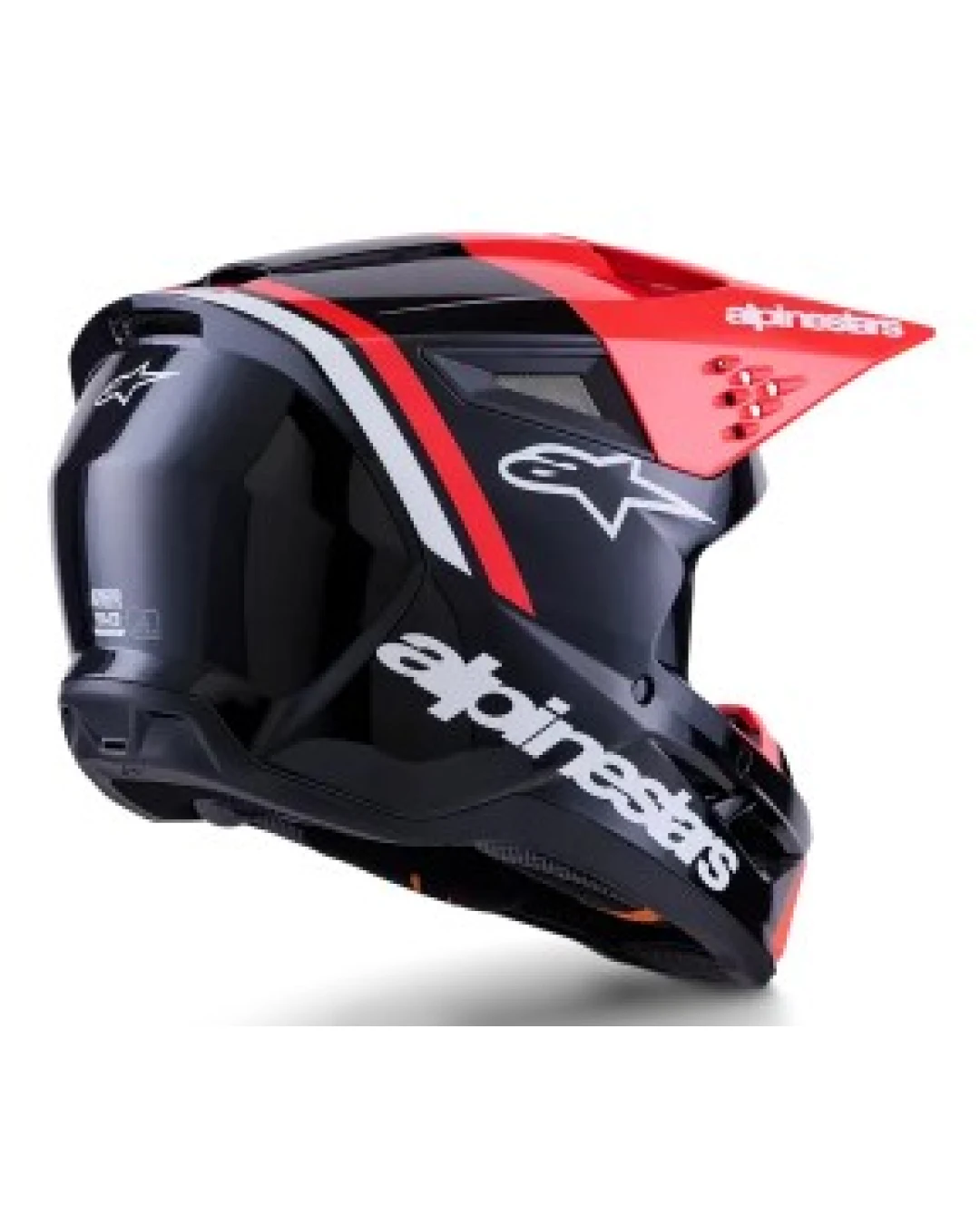 Мотокрос каска ALPINESTARS SM3 RADIUM BLK/RED/WH