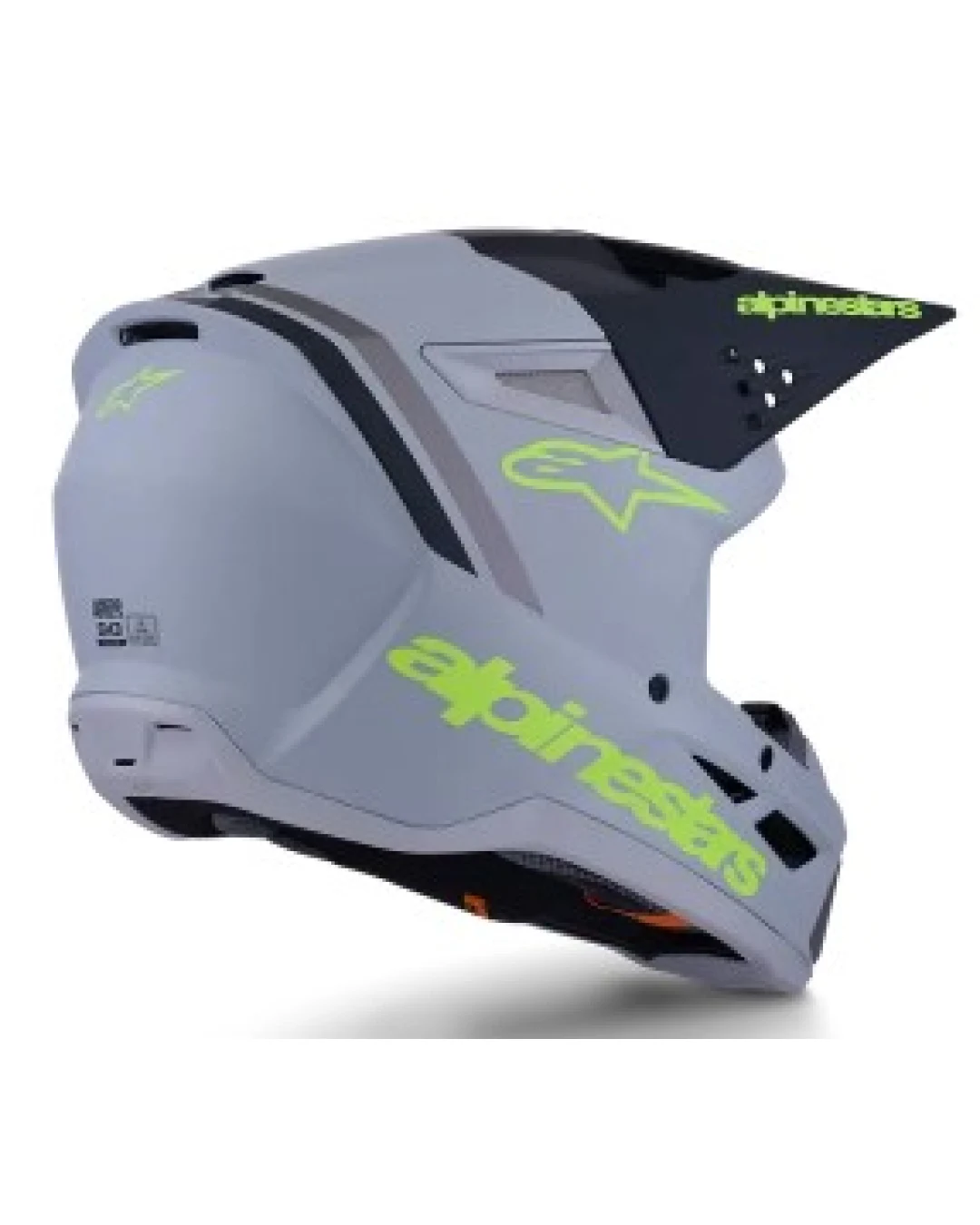 Мотокрос каска ALPINESTARS SM3 RADIUM GRAY/BLK/YL