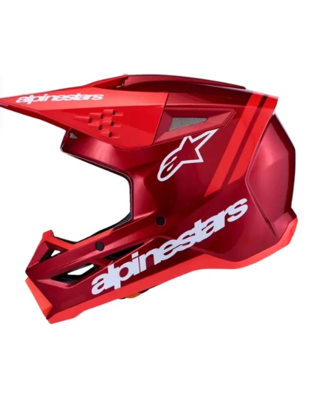 Мотокрос каска ALPINESTARS SM3 RADIUM RED/WHT