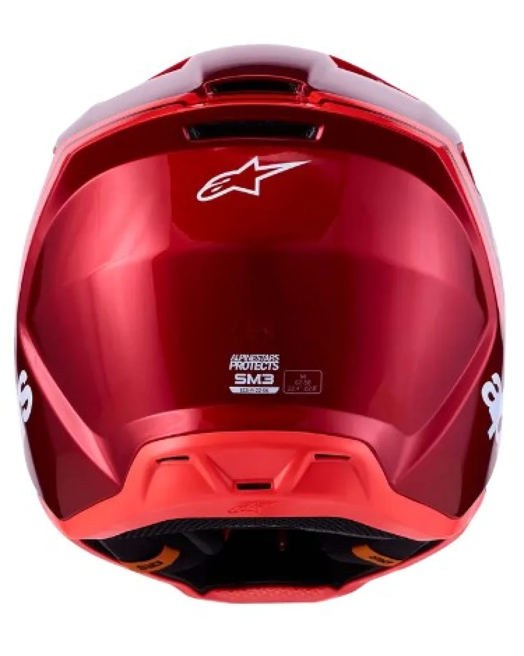 Мотокрос каска ALPINESTARS SM3 RADIUM RED/WHT