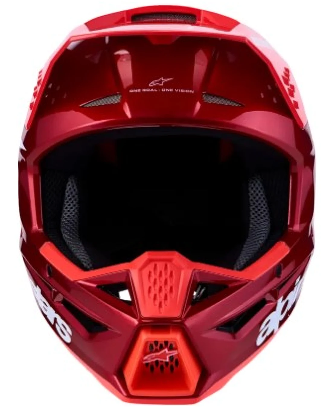 Мотокрос каска ALPINESTARS SM3 RADIUM RED/WHT