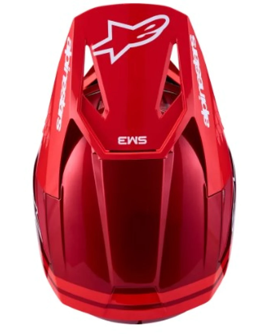 Мотокрос каска ALPINESTARS SM3 RADIUM RED/WHT