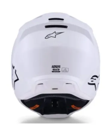 Мотокрос каска ALPINESTARS SM3 WHITE-GLOSS