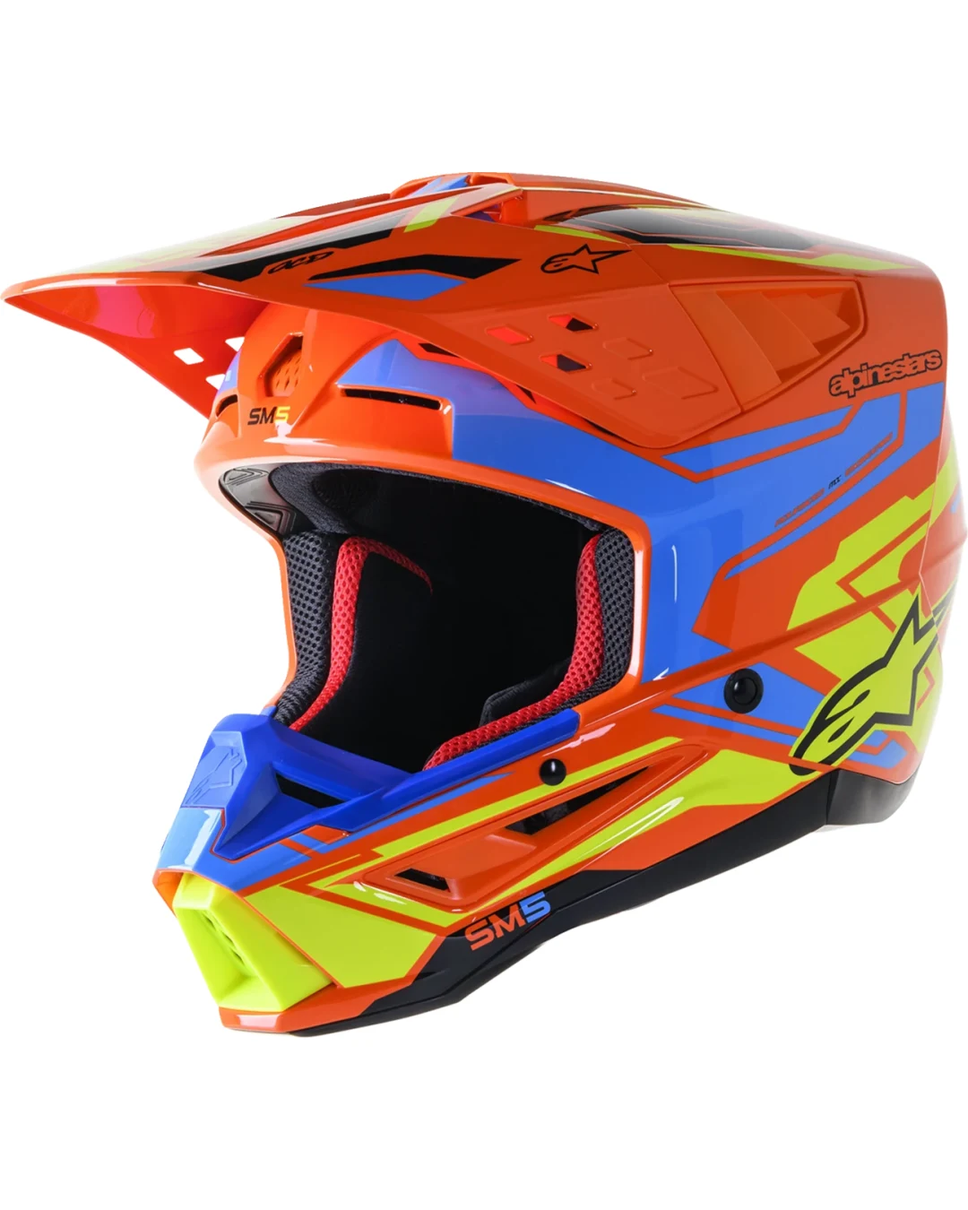 Мотокрос каска ALPINESTARS SM5 ACT 2 OR/C/Y