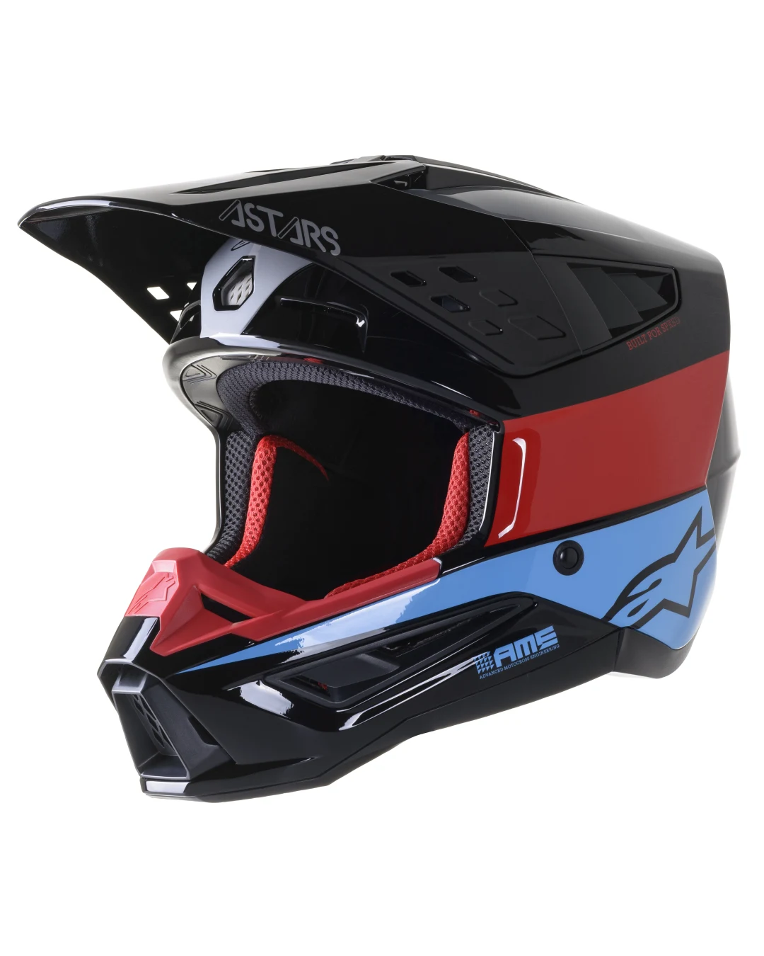 Мотокрос каска ALPINESTARS SM5 BOND BLACK/RED
