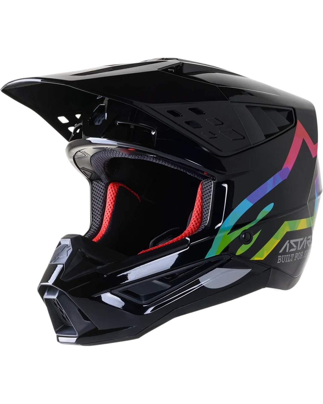 Мотокрос каска ALPINESTARS SM5 Compass BLACK/SILVER