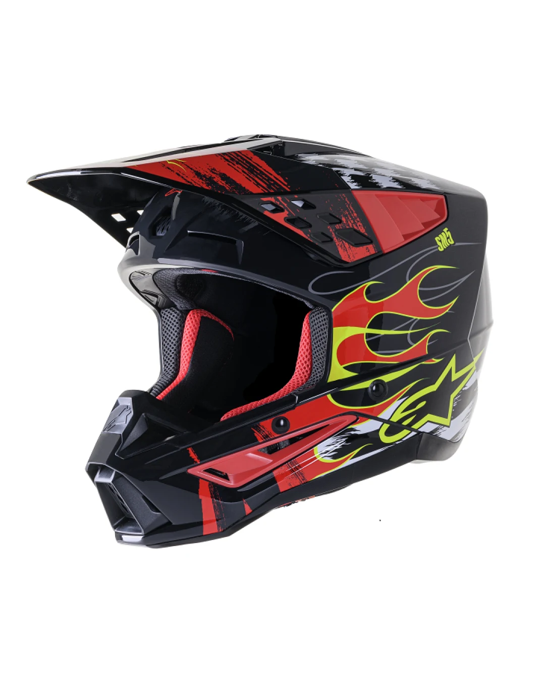 Мотокрос каска ALPINESTARS SM5 RASH RED/G