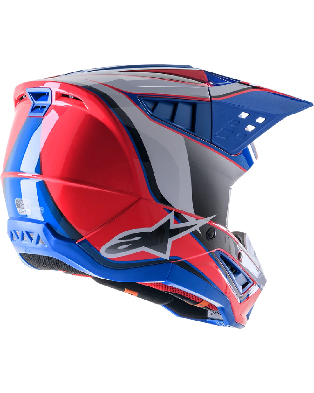 Мотокрос каска ALPINESTARS SM5 SAIL PK/BL