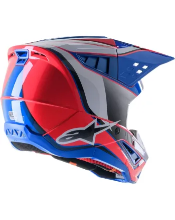 Мотокрос каска ALPINESTARS SM5 SAIL PK/BL