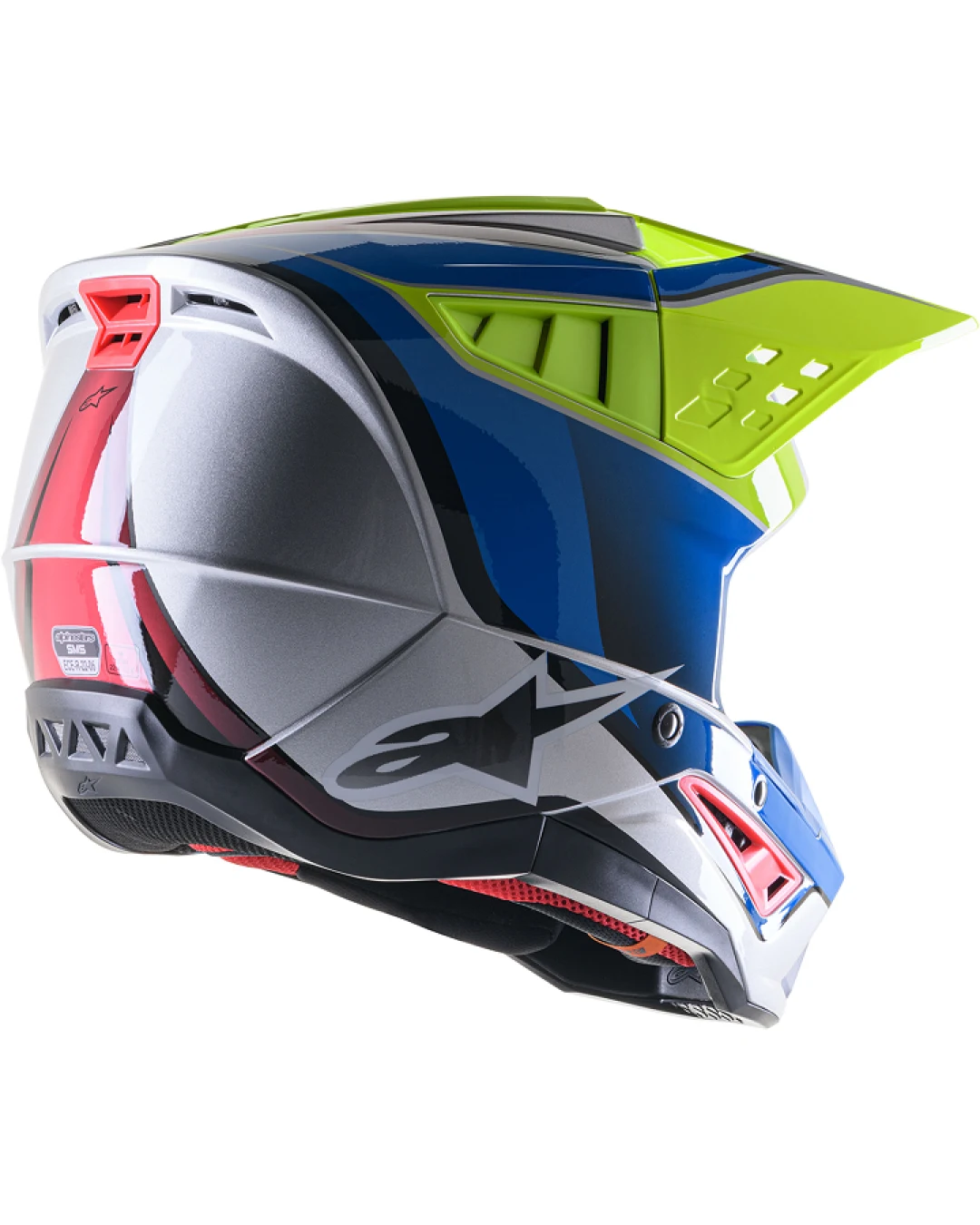 Мотокрос каска ALPINESTARS SM5 SAIL YLW/BL