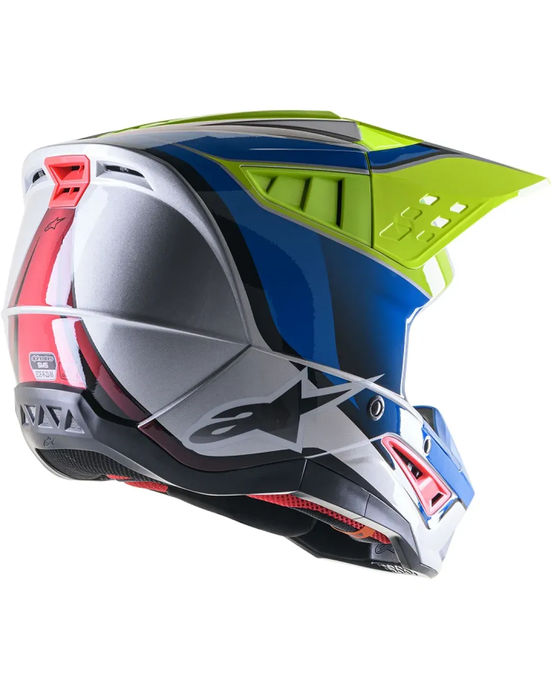 Мотокрос каска ALPINESTARS SM5 SAIL YLW/BL