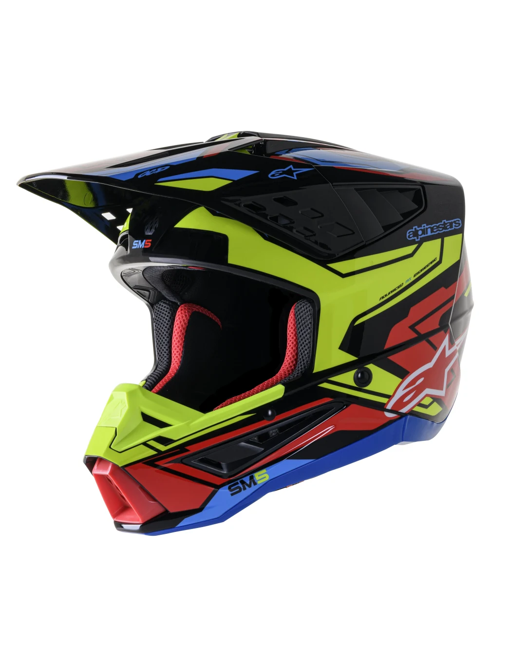 Мотокрос каска ALPINESTARS SM5 SM5 ACT2 BK/Y/R