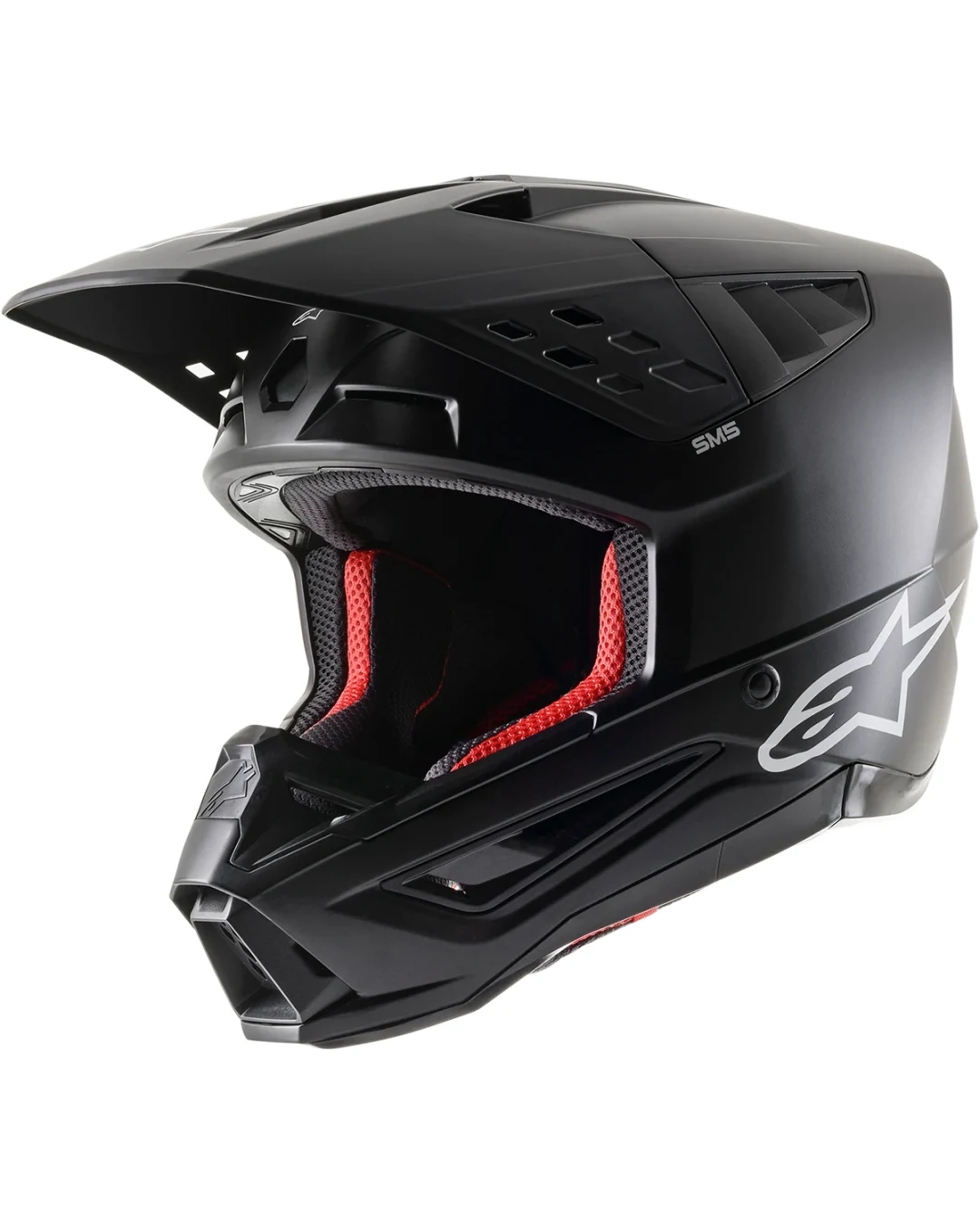 Мотокрос каска ALPINESTARS SM5 SOLID BLACK