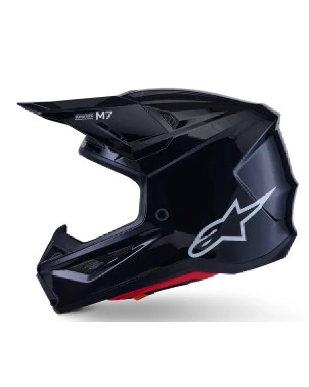 Мотокрос каска ALPINESTARS SM7 BLACK-GLOSS