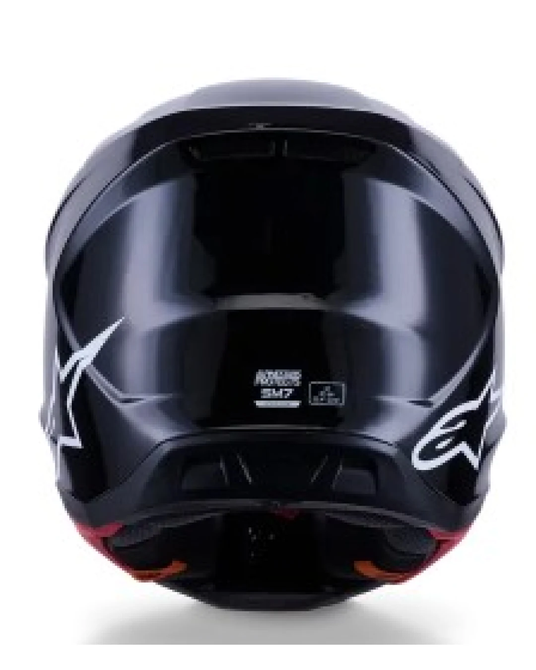 Мотокрос каска ALPINESTARS SM7 BLACK-GLOSS