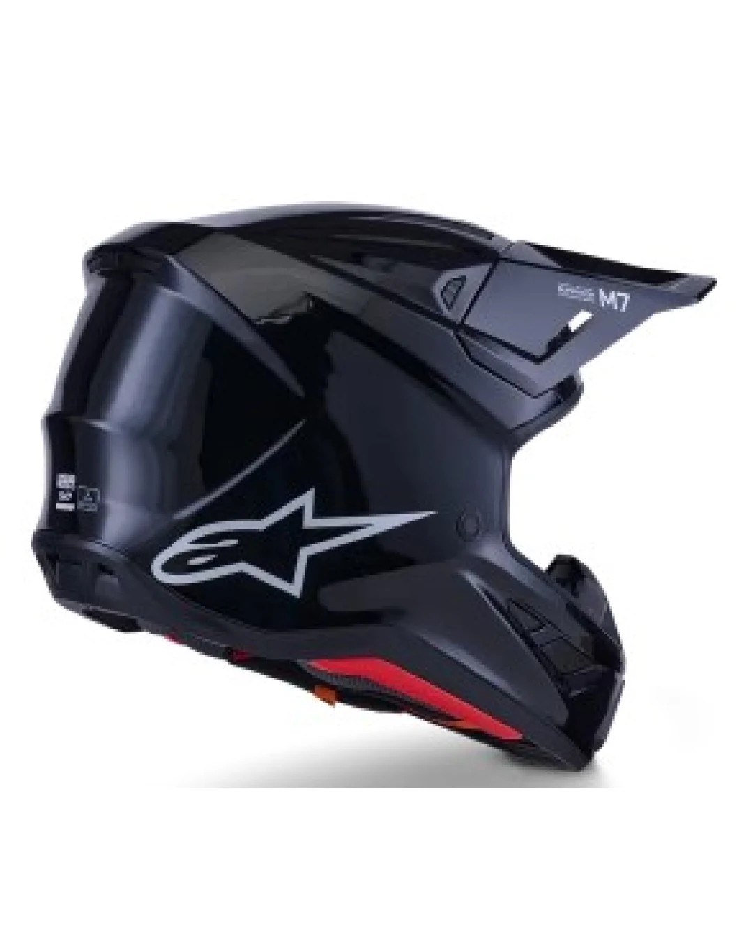 Мотокрос каска ALPINESTARS SM7 BLACK-GLOSS