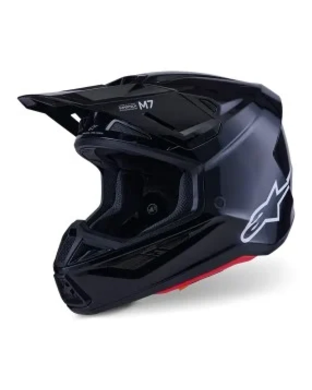 Мотокрос каска ALPINESTARS SM7 BLACK-GLOSS